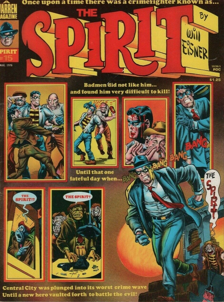 The Spirit Warren Magazine #15 August 1976 Will Eisner 040319DBE