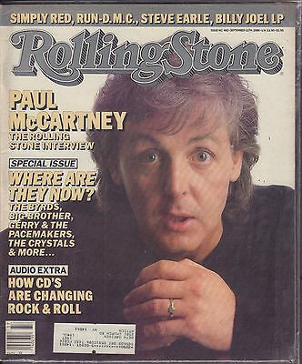 Rollingstone September 11 1986 Paul McCartney w/ML VG 061616DBE