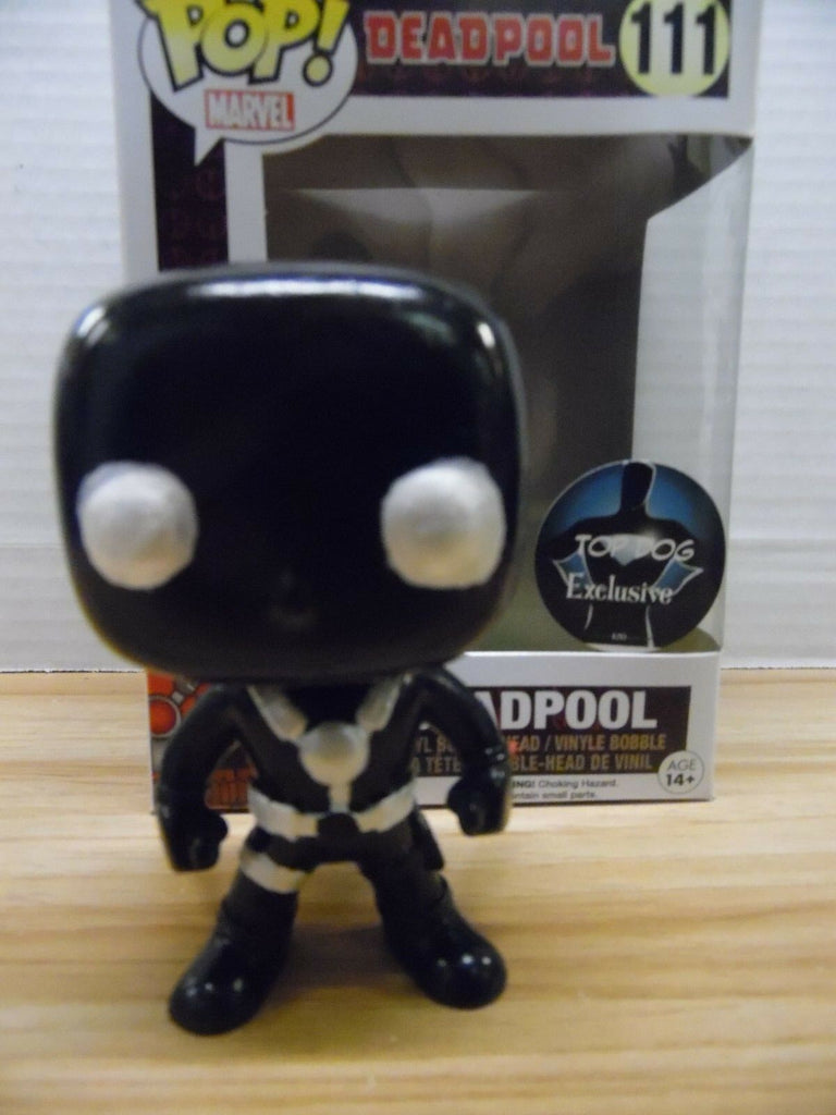 Deadpool w/ Bloody Swords Black & Silver Top Dog Custom Funko Figure 011018CFP