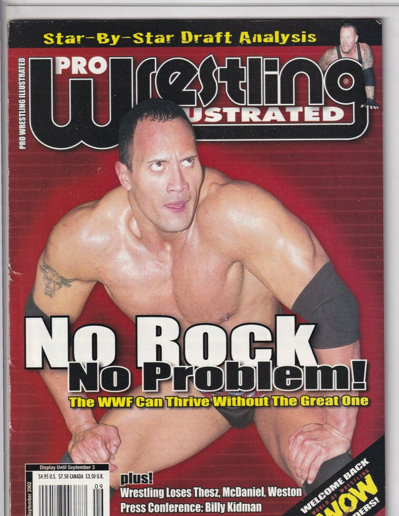 Pro Wrestling Illustrated The Rock Undertaker & Thesz September 2002 061819nonr