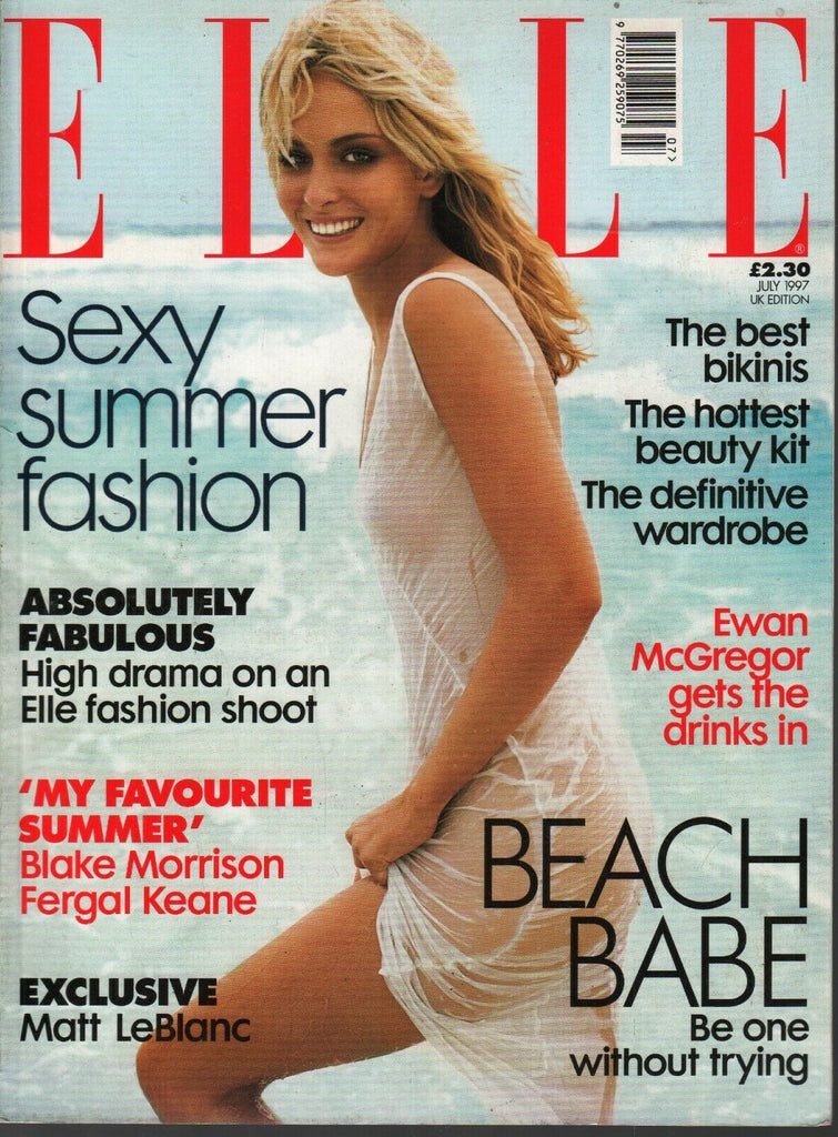 Elle UK Fashion Magazine July 1997 Ewan McGregor Matt LeBlanc 091820ame