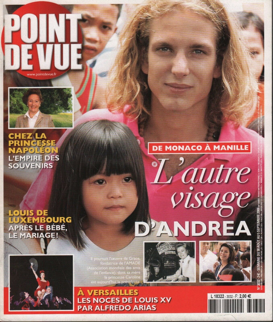 Point De Vue September 2006 D'Andrea Princess Napoleon 062918DBE3