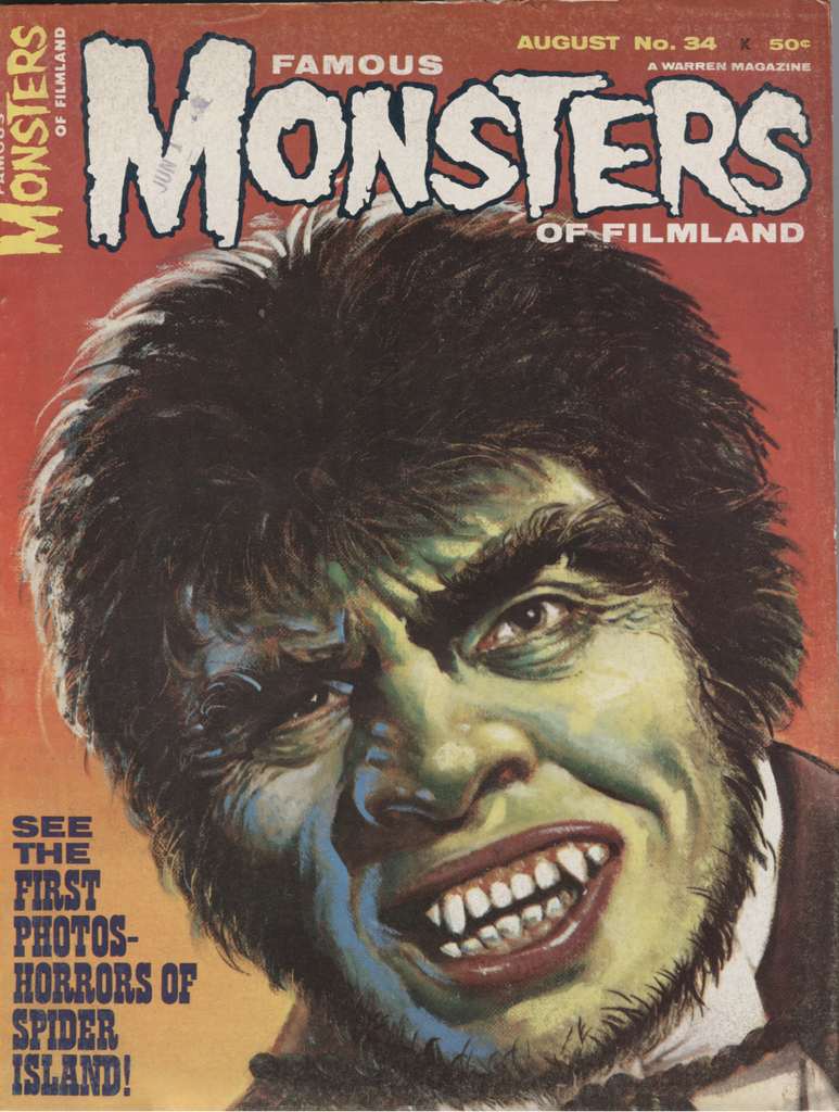 Famous Monsters of Filmland No.34 August 1965 Fredric March 090820DBT