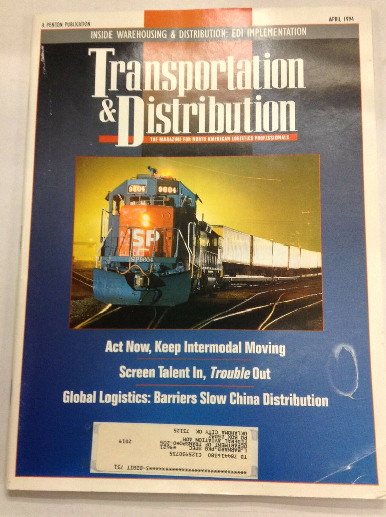 Transportation & Distribution Magazine Intermodal April 1994 FAL 042617nonr2