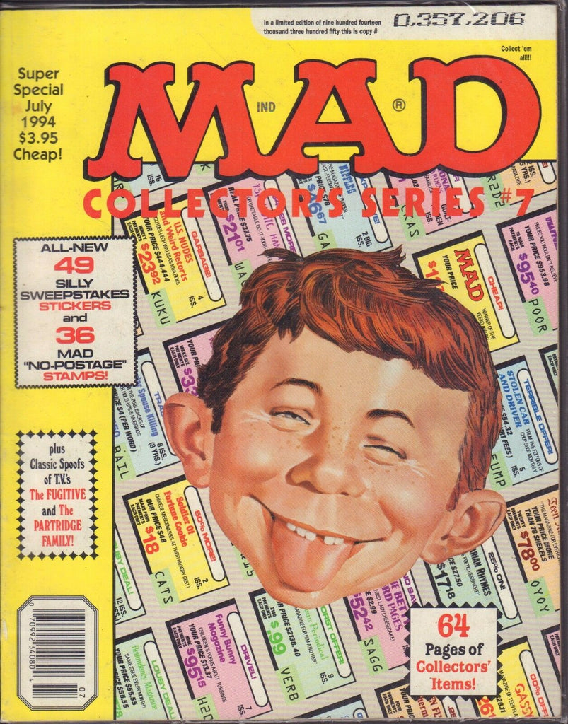 Mad Magazine Collectors Series #7 July 1994 VG 101316DBE