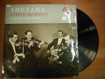 33 RPM Vinyl Smetana String Quartets Supraphon Records SUA10329 LP 050115SM