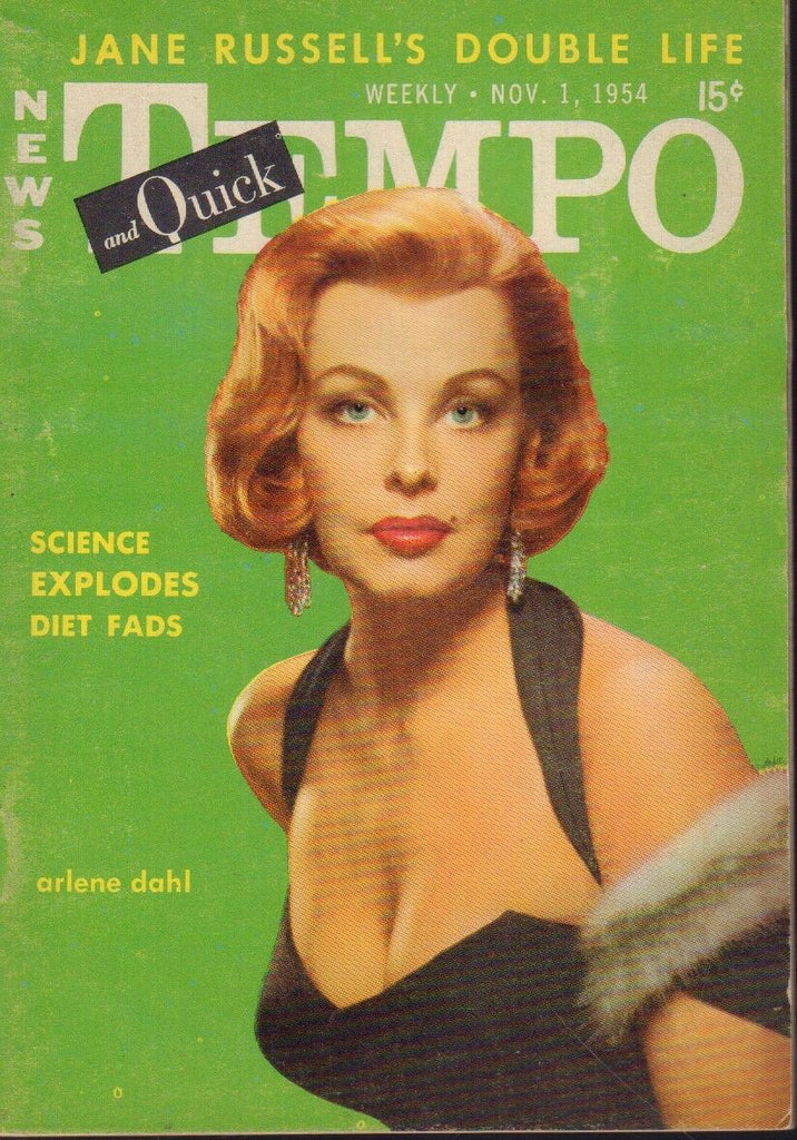 News Tempo & Quick November 1 1954 Arlene Dahl Cheesecake Pin Up 091218AME2