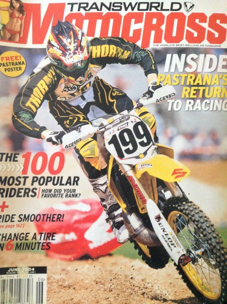 Transworld Motocross Magazine Pastrana's Return June 2004 121418nonrh