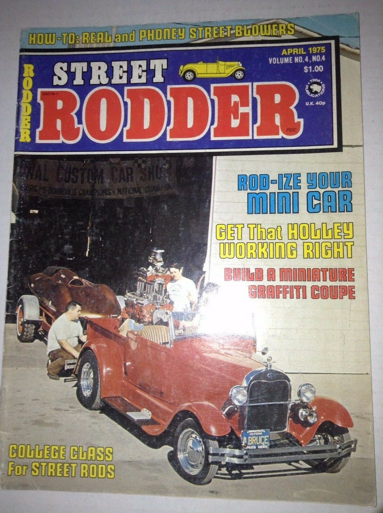 Street Rodder Magazine Build A Graffiti Coupe April 1975 041817nonrh2