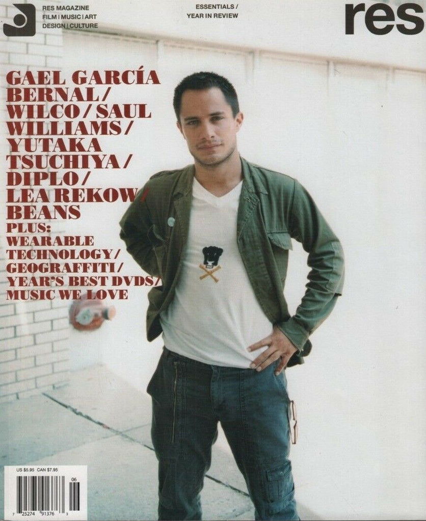 Res Magazine Vol.7 #6 Year in Review Gael Garcia Saul Williams 082418DBE2
