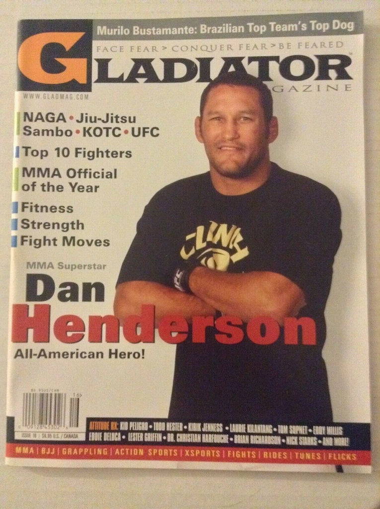 Gladiator Magazine Dan henderson MMA Of The Year No.16 2009 040319nonrh
