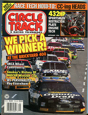 Circle Track & Racing Technology September 1994 Brickyard 400 EX 021816jhe