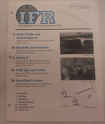 IFR Pilot Magazine Radar Myths And Misconceptions January 1995 FAL 061815R