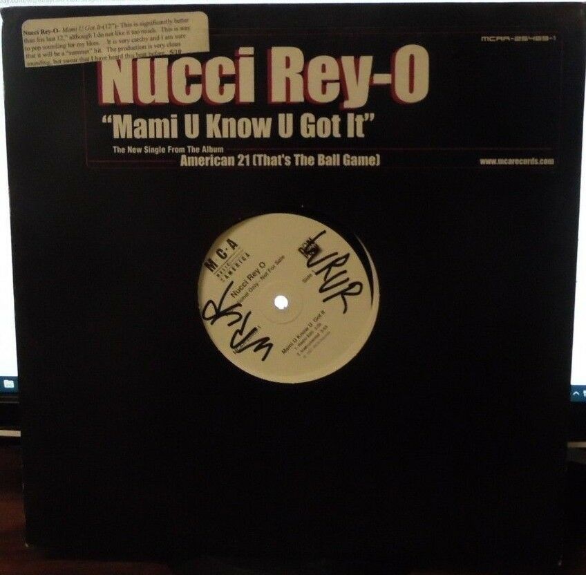 Nucci Rey O Mami U Know U Got It PROMO 12" single vinyl 092318LLE