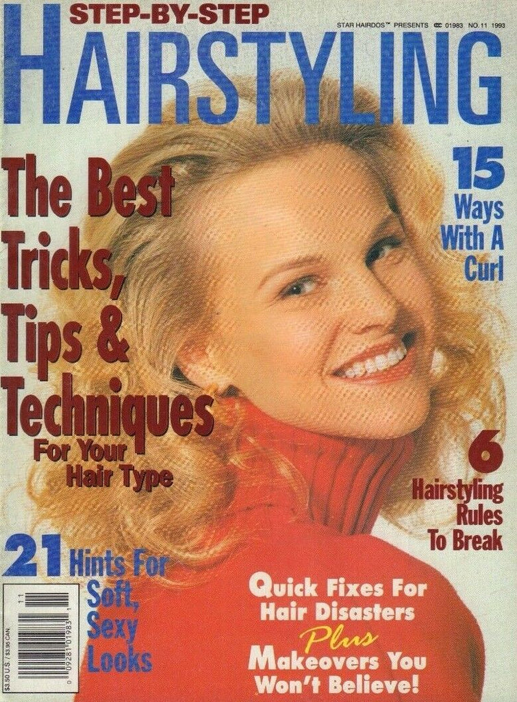 Step By Step Hairstyling Magazine 15 Ways With A Curl No.11 1993 011918nonr