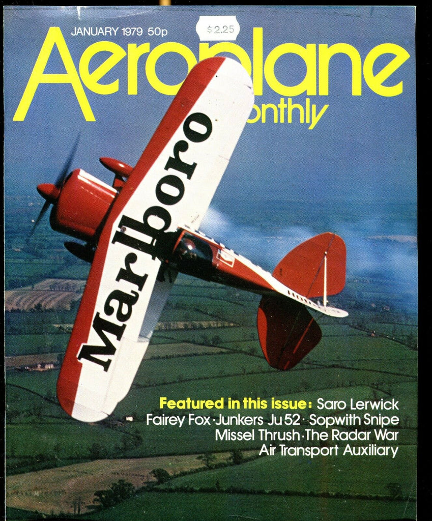 Aeroplane Monthly Magazine January 1979 Saro Lerwick EX No ML 122916jhe