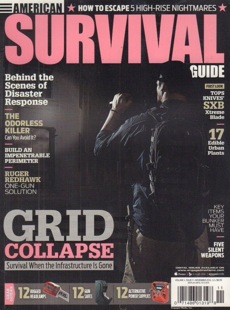 American Survival Guide Magazine Grid Collapse November 2015 010918nonr
