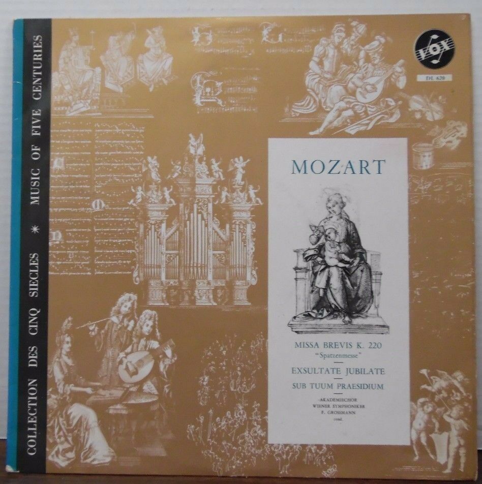 Mozart 33 RPM DL620 Missa Brevis K. 220 Spatzenmesse 092416LLE #2