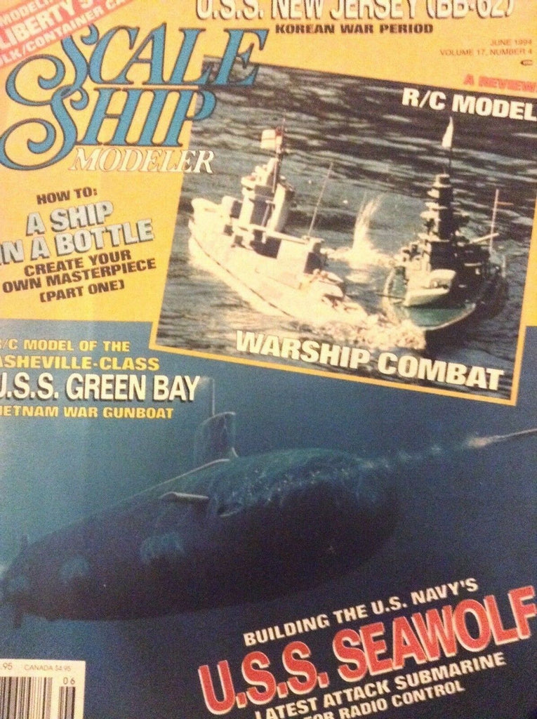 Scale Ship Modeler Magazine U.S.S. Green Bay June 1994 010319nonrh