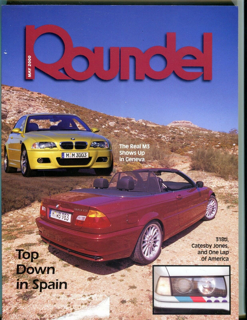 Roundel BMW Enthusiast Magazine May 2000 M3 EX No ML 051217nonjhe