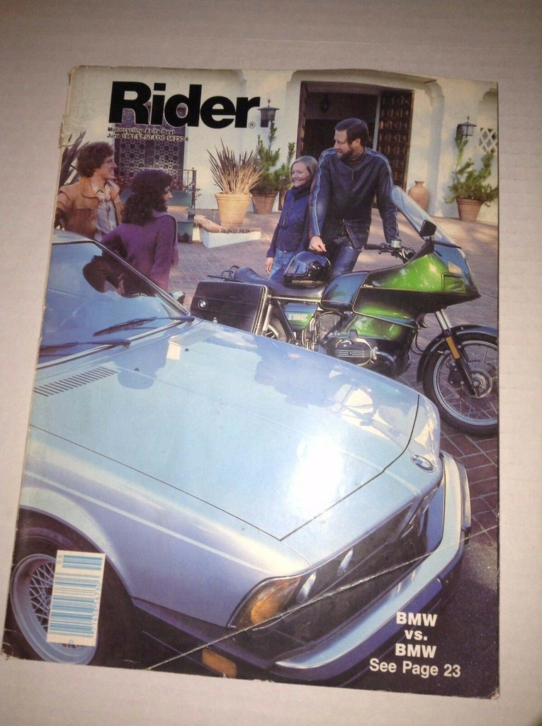 Rider Magazine BMW Vs BMW June 1981 032517NONRH