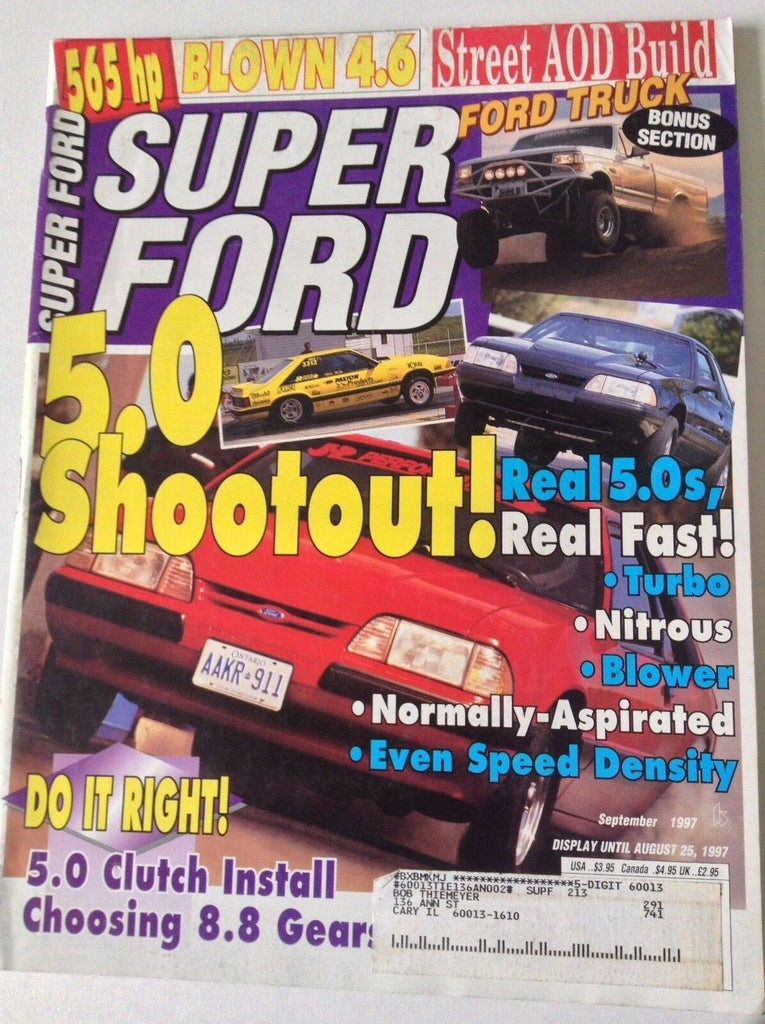 Super Ford Magazine 5.0 Shootout Clutch Install September 1997 051617nonrh