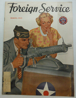 Foreign Service Magazine Poley's Flag & Stake In Berlin March 1949 061215R