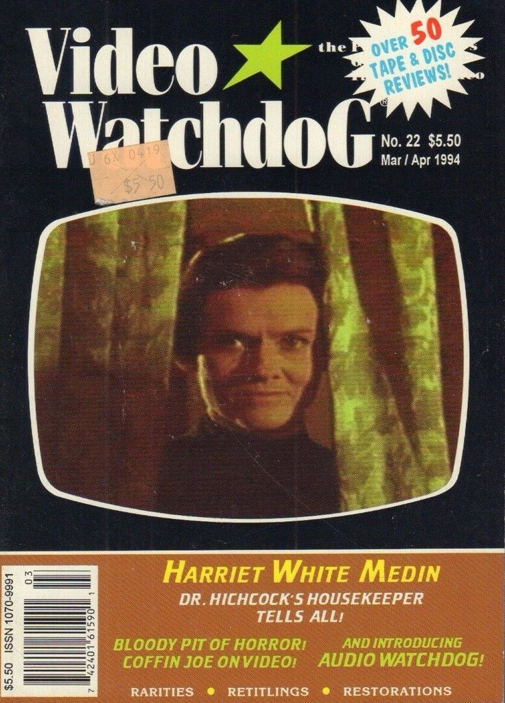 Video Watchdog no.22 Harriet White Medin 021318DBE