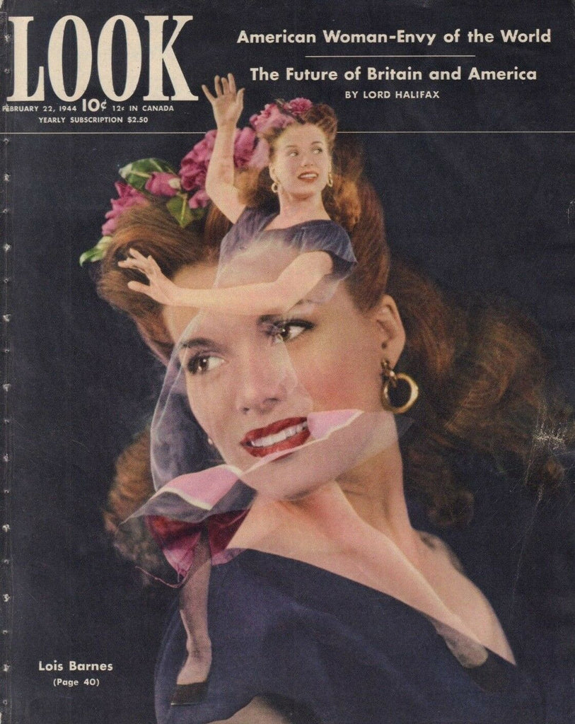 Look February 22 1944 Lois Barnes Lord Halifax 011419DBE