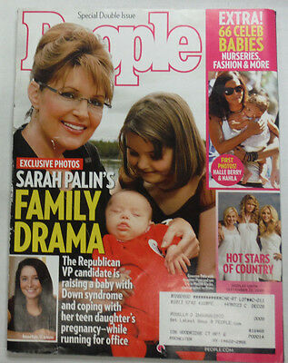 People Magazine Sarah Palin Halle Berry September 2008 051915R