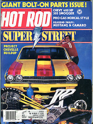 Hot Rod Magazine July 1983 Super Street Project Chevelle EX 031116jhe