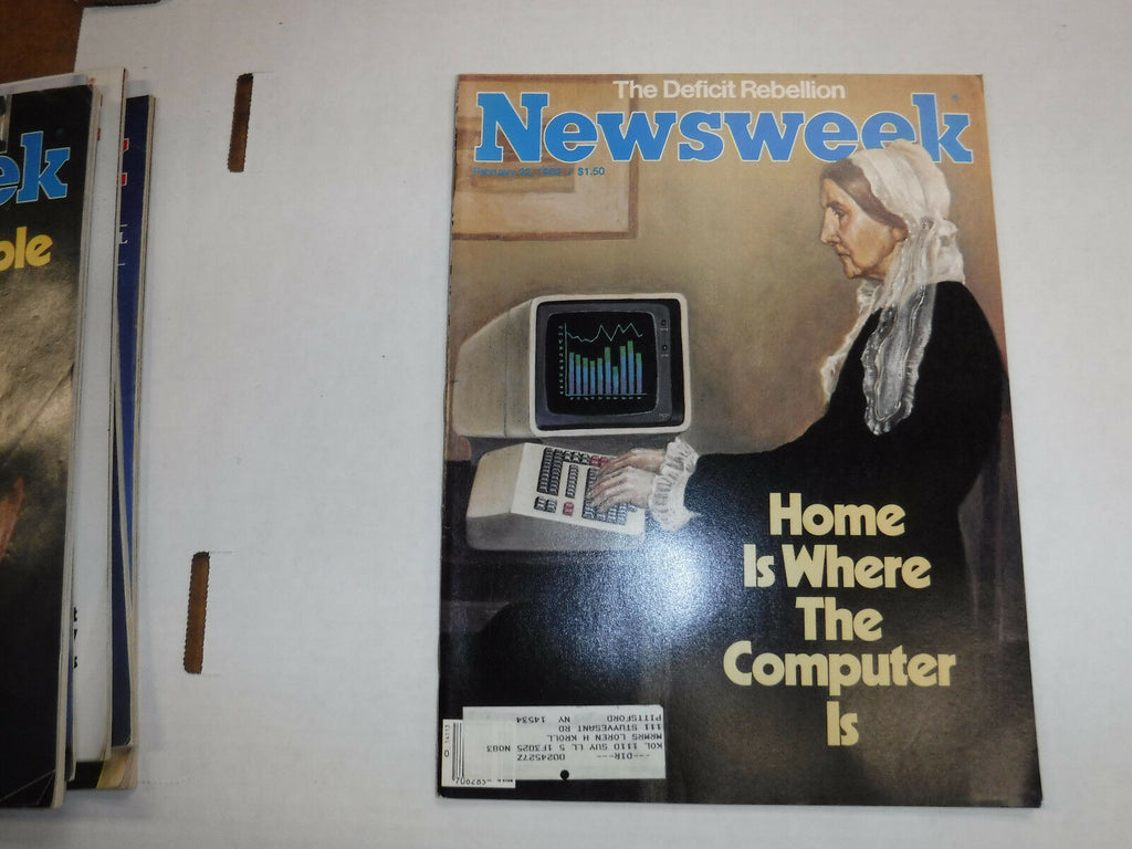 Newsweek Magazine Home Is Where The Computer Is February 1982 093016R