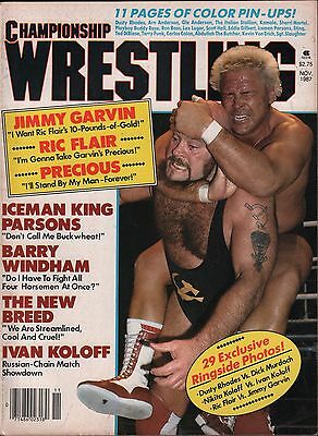 Championship Wrestling November 1987 Barry Windham, Ivan Koloff EX 012016DBE