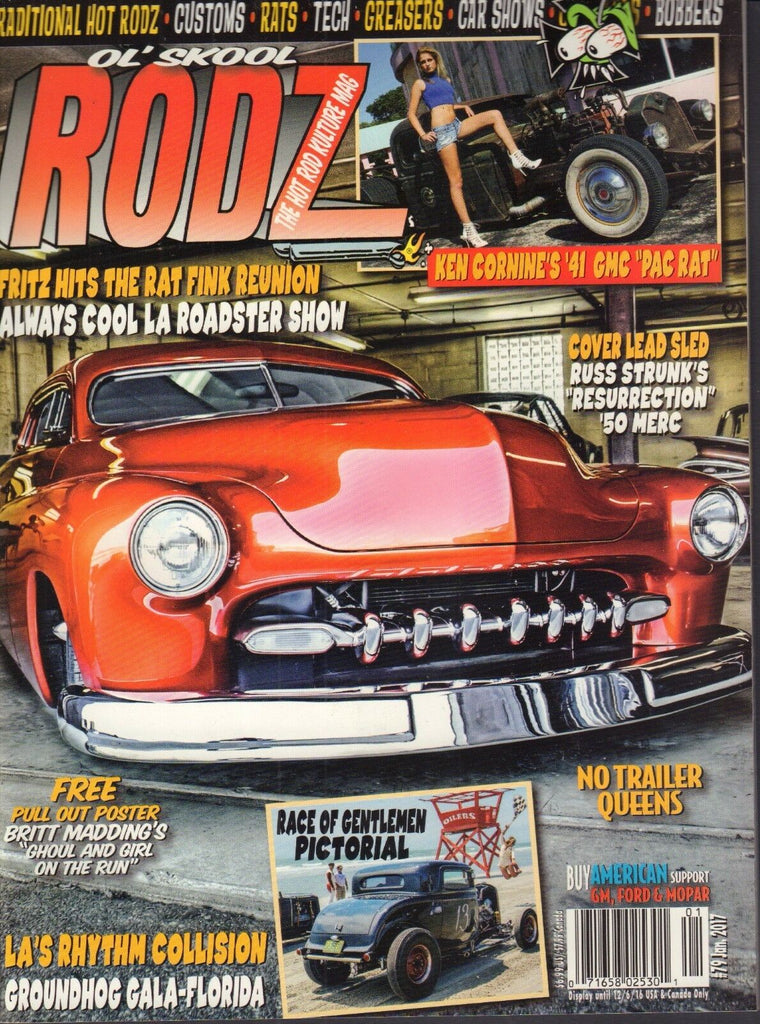 Ol' Skool Rodz Magazine Fritz The Rat Fink Reunion January 2017 011918nonr