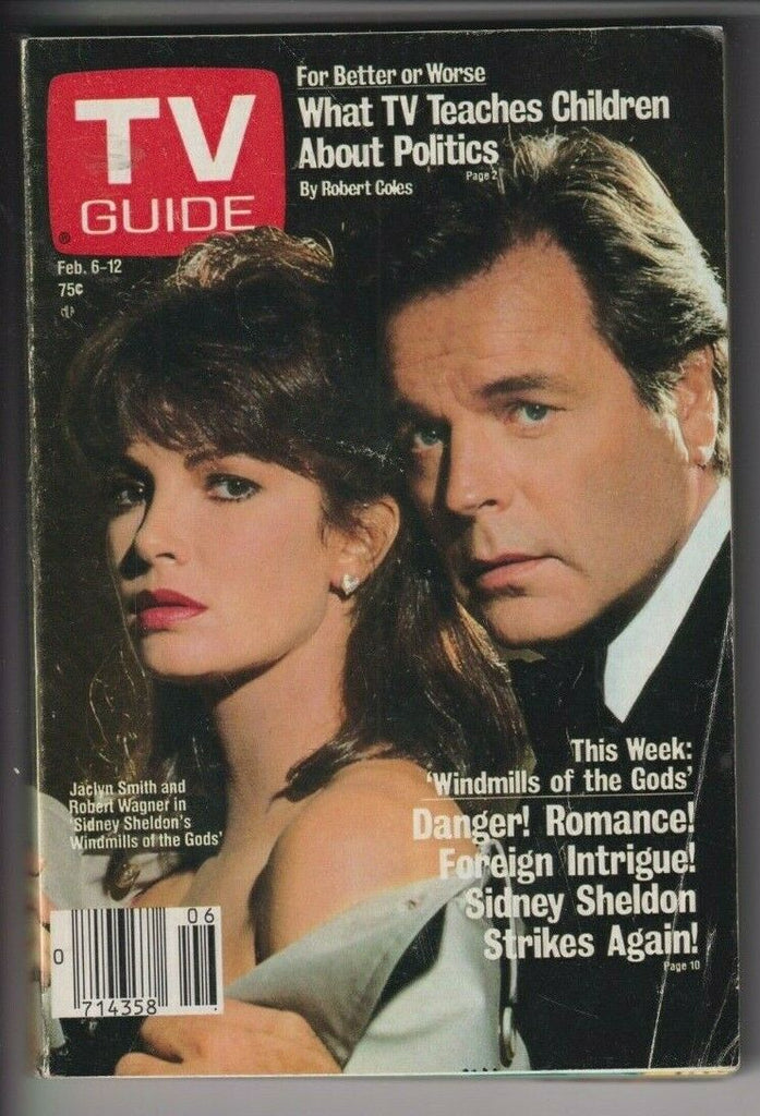 Tv Guide Mag Jaclyn Smith Robert Wagner February 6-12, 1988 110319nonr