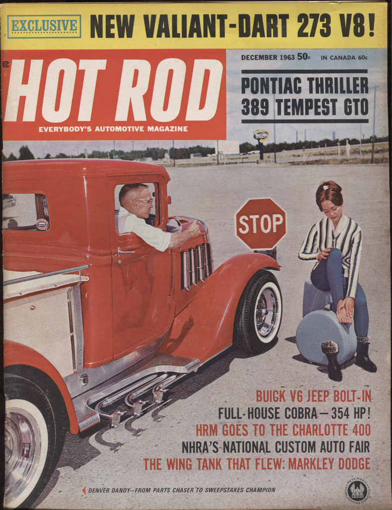 Hot Rod December 1963 Denver Dandy Buick V6 NHRA Nationals Markley 051220DBE