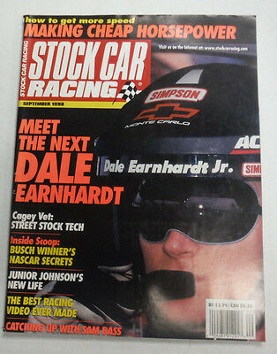 Stock Car Racing Magazine Dale Earnhardt Jr. September 1998 070915R