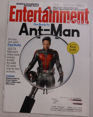 Entertainment Weekly Magazine Paul Rudd & Jessica Chastain January 2015 051115R