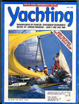 Yachting Magazine May 1990 Looker Takes Down Her Chute EX 032816jhe