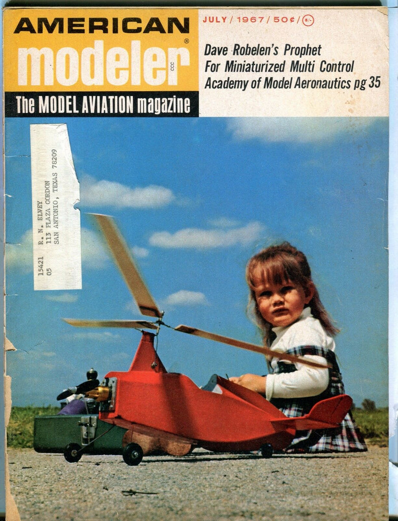 American Modeler Magazine July 1967 Dave Robelen ACC w/ML 040617nonjhe