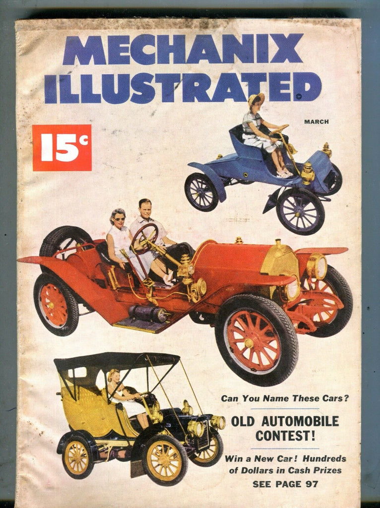 Mechanix Illustrated Magazine March 1952 Old Automobiles 062817nonjhe