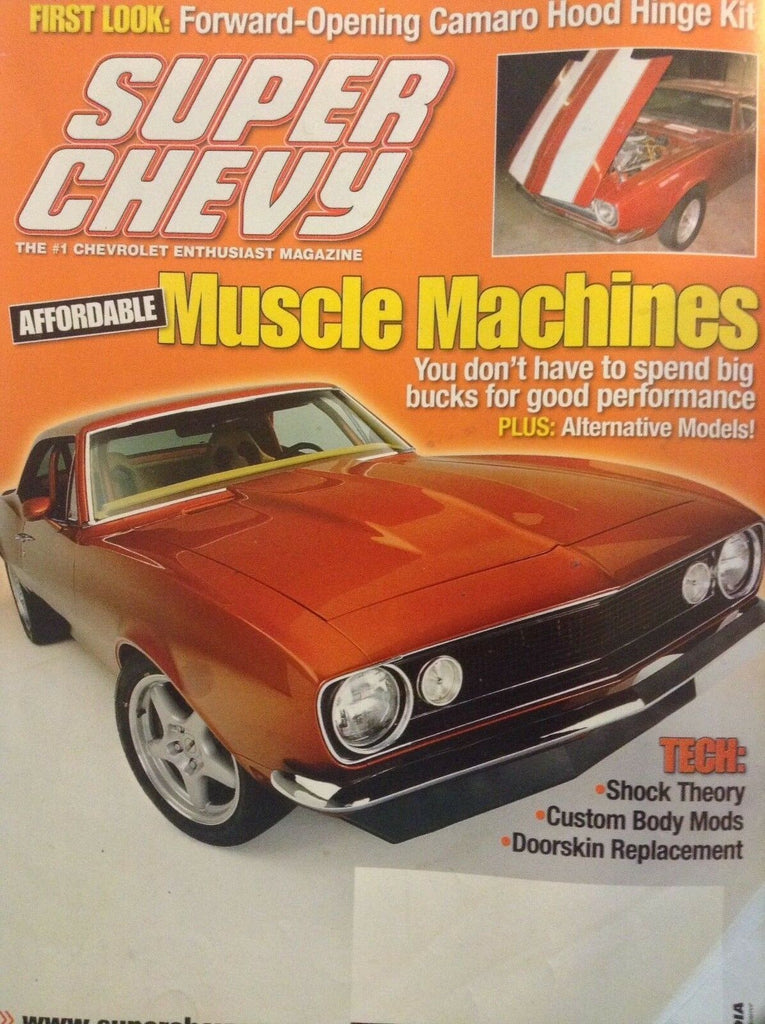 Super Chevy Magazine Muscle Machines Affordable June 2005 012618nonrh