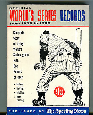 Official World Series Records 1903-1960 EX 041116jhe