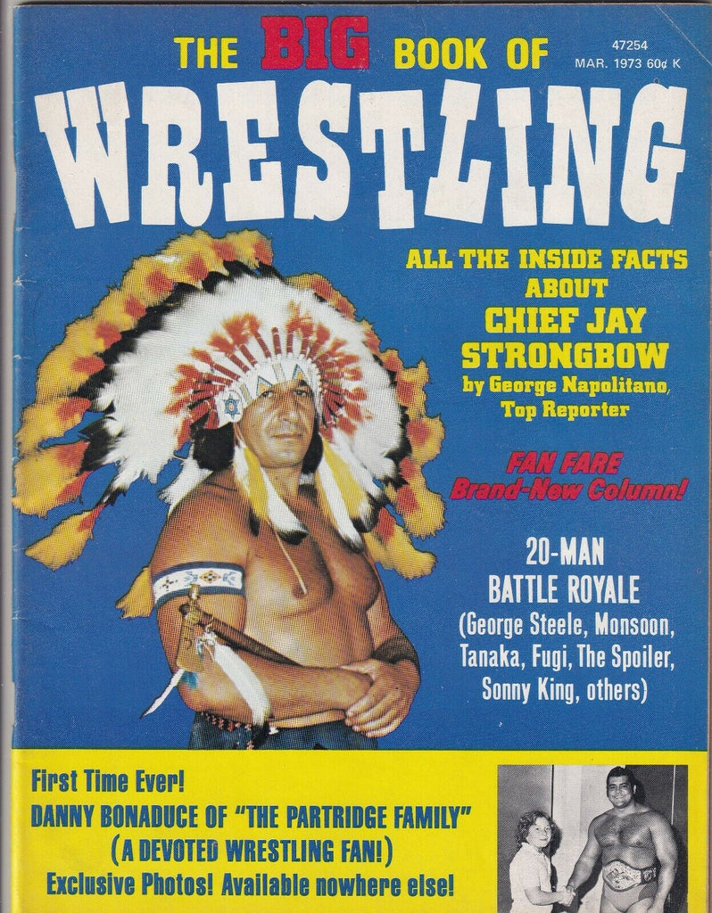 The Big Book Of Wrestling Jay Strongbow Danny Bonaduce March 1973 061819nonr