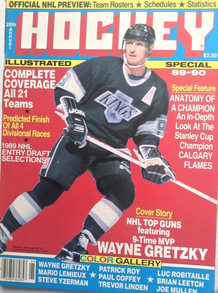 Hockey Illustrated Magazine Wayne Gretzky 1989-90 092017nonrh