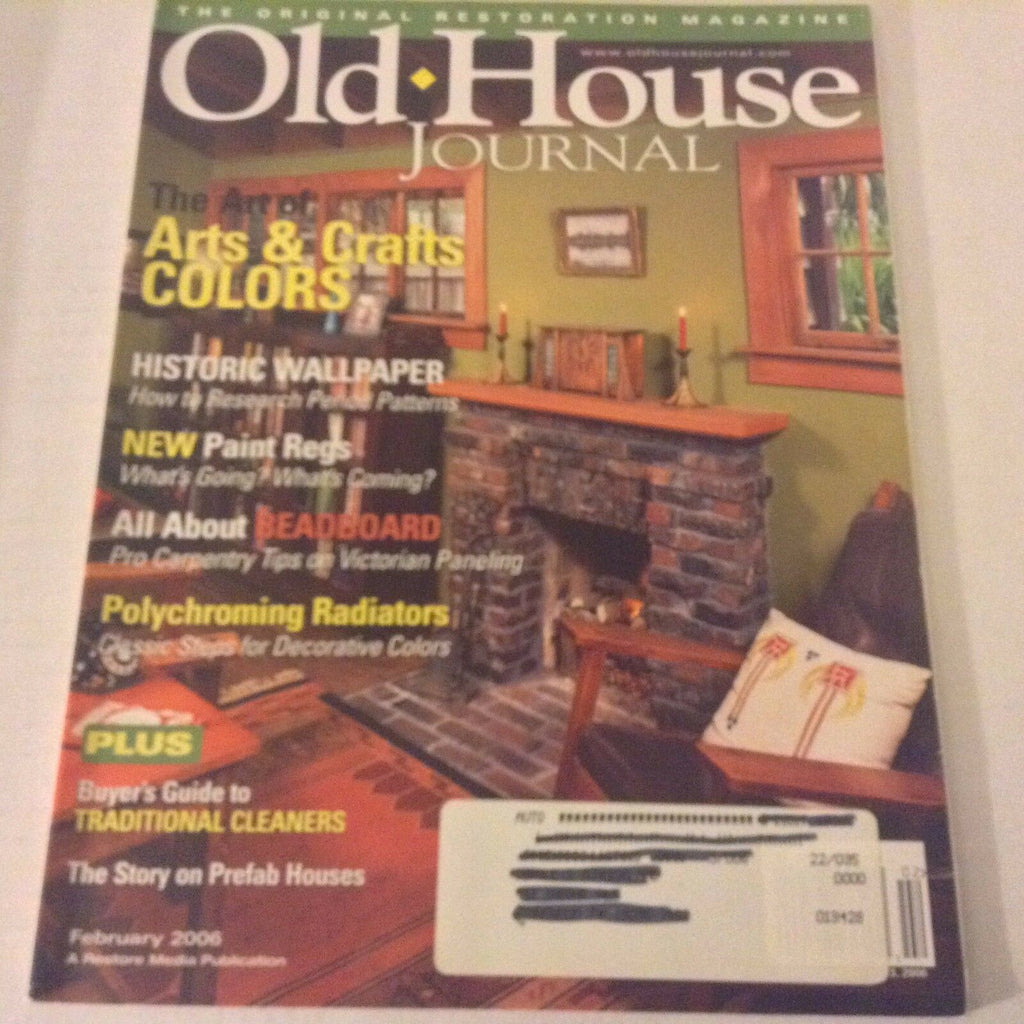 Old House Magazine Arts & Crafts Colors February 2006 071217nonrh