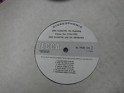 Duke Ellington The Beginning Vol. 1 Decca Records DL 79224 PROMO 091016LLE