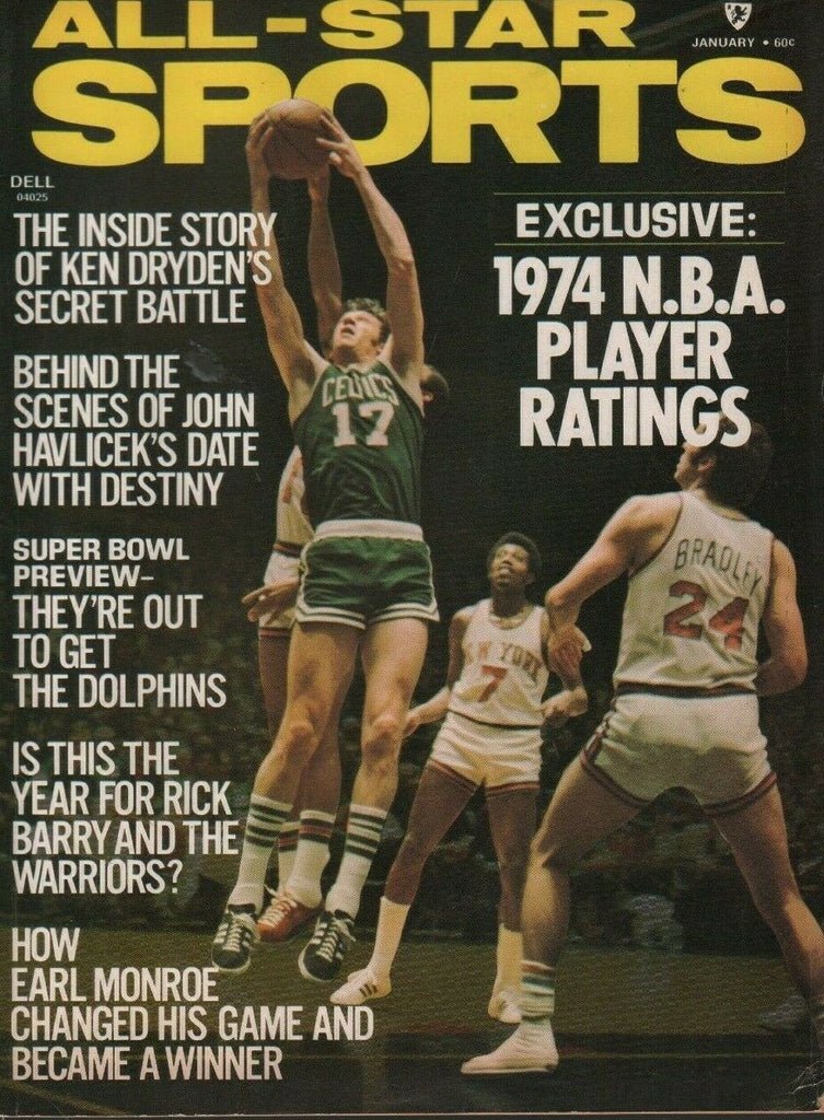 All-Star Sports January 1974 Stan Mikita Rick Barry Steve Vickers 050719DBE2