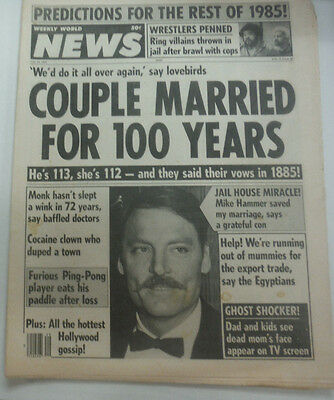 News Extra Magazine Couple Married For 100 Years July 1985 070715R