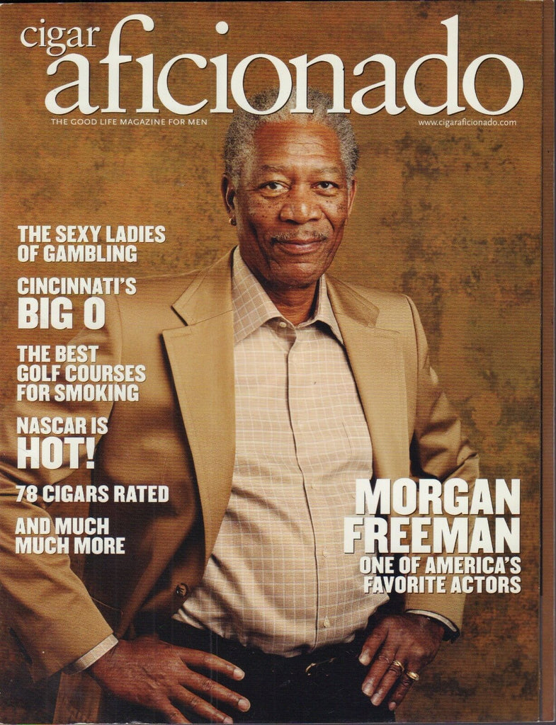 Cigar Aficionado April 2005 Morgan Freeman Vg 010317DBE2